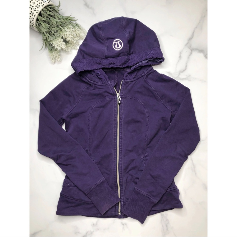 lululemon athletica Deep Purple Hooded Jacket